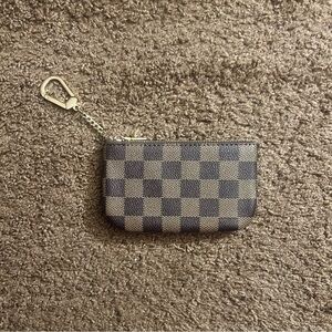 Checkered Wallet Keychain